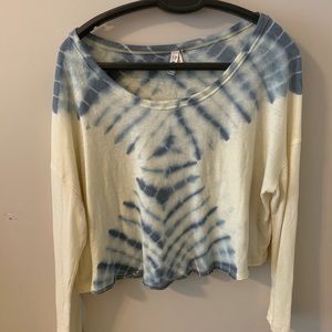 Free people tie dye long sleeve